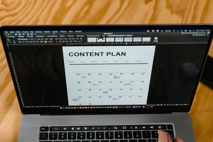Content calendar and blog publishing